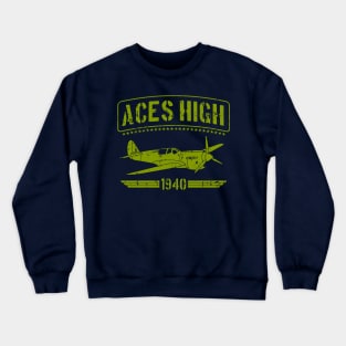 Aces High 1940 art Crewneck Sweatshirt